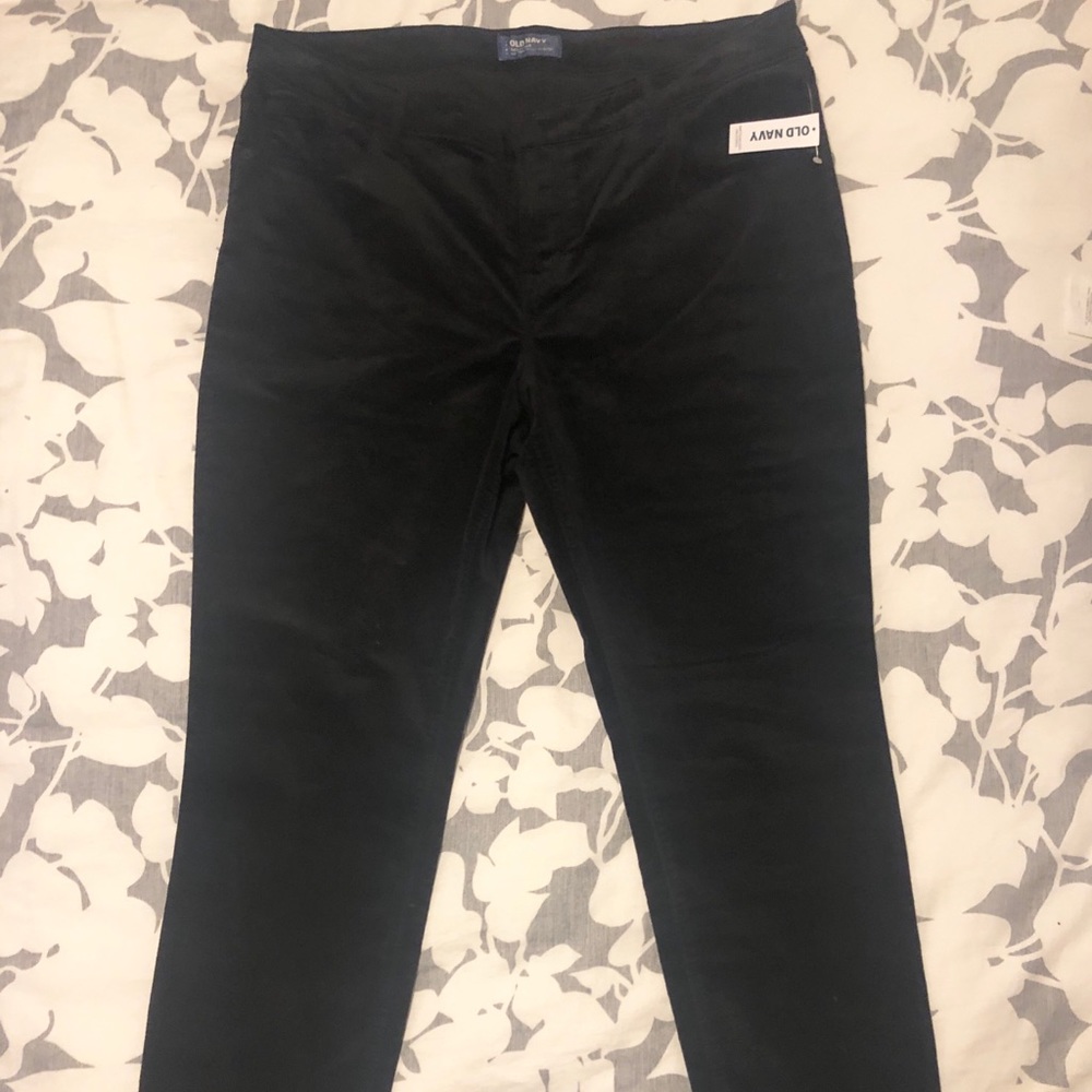 Old Navy Rockstar Super Skinny Velvet Pants NWT